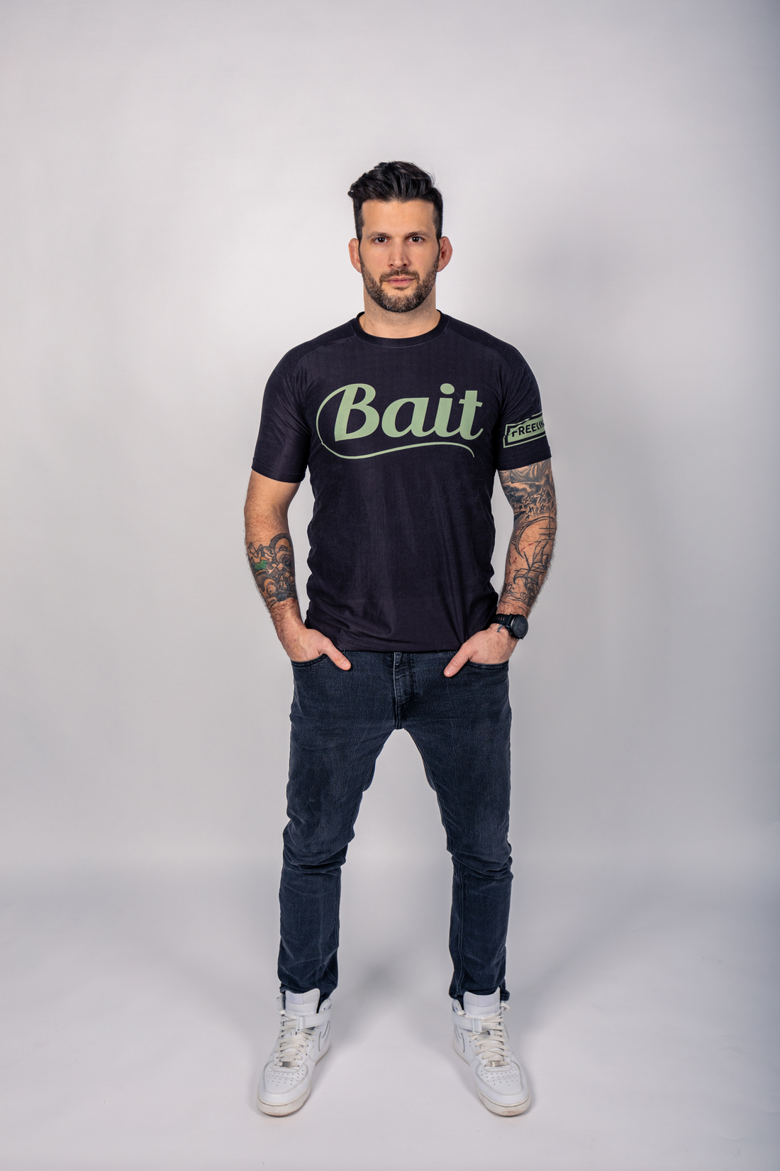 Bait and Green Tee